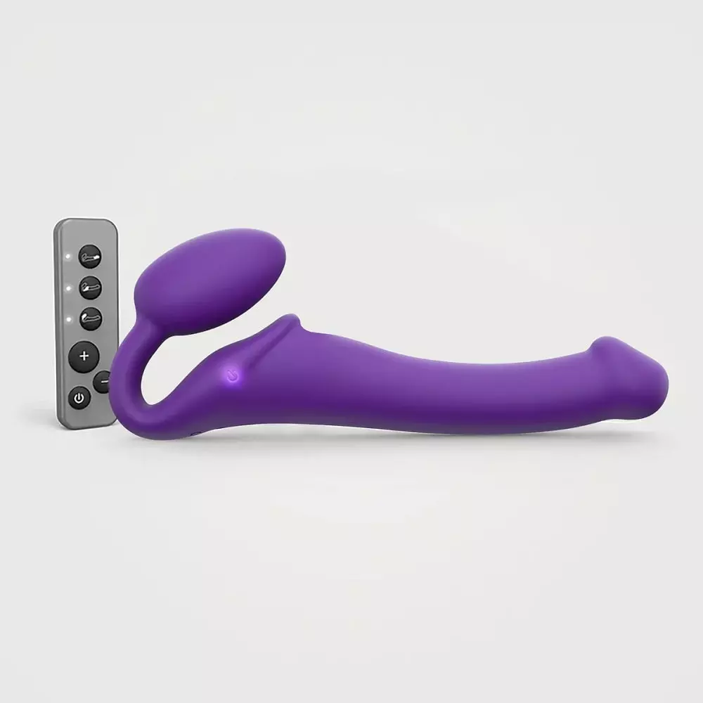 Strap-On Me Silicone Bendable Vibrating Strapless Strap-On PR M